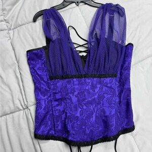 Shirley of Hollywood Vibrant Purple Corset